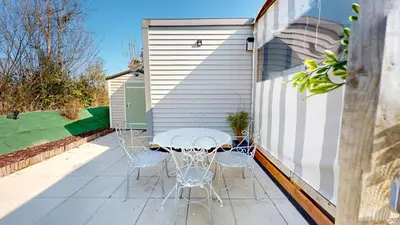 Balcon ou terrasse dans l'établissement La Cabane de Besse