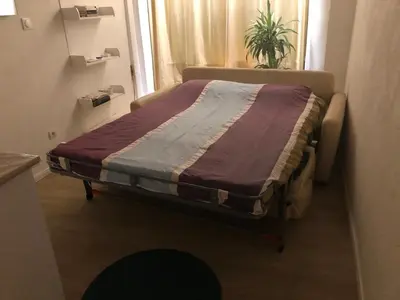 Un ou plusieurs lits dans un hébergement de l'établissement Charmant hébergement non fumeur au calme près de Nantes