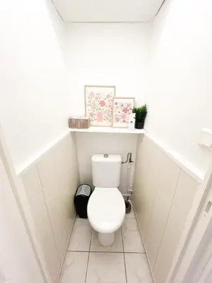 Salle de bains dans l'établissement Votre cocoon à 10 min de St-Nazaire