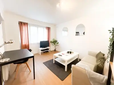 Coin salon dans l'établissement Votre cocoon à 10 min de St-Nazaire