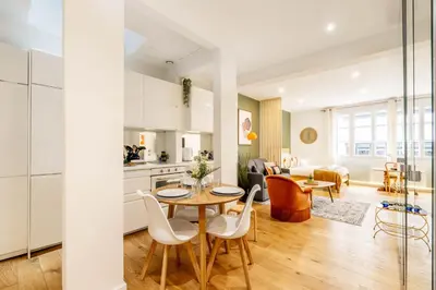 Cuisine ou kitchenette dans l'établissement Nouveau ! Art'Lekain - Cocon proche place Graslin