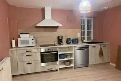 Cuisine ou kitchenette dans l'établissement La Maréchale