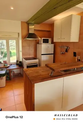 Cuisine ou kitchenette dans l'établissement Les Petites Écuries