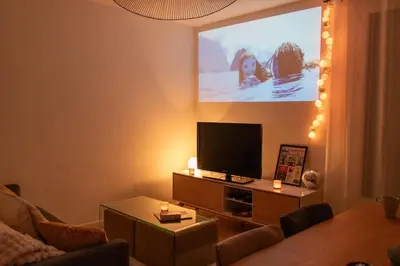 Télévision ou salle de divertissement dans l'établissement Cozy Apartment Nantes Polyclinic Zenith
