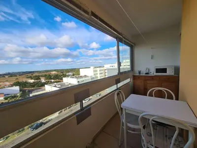 Balcon ou terrasse dans l'établissement SH160-084 Appart 2 pièces 4 couchages - SAINT HILAIRE DE RIEZ