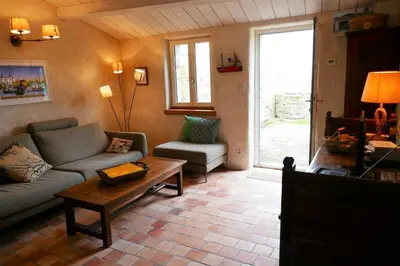 Coin salon dans l'établissement NO000-37P Mais 2 pièces - 2 couchages NOIRMOUTIER EN L'ILE