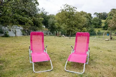 Jardin de l'établissement Gîte du Parc des Lavandières