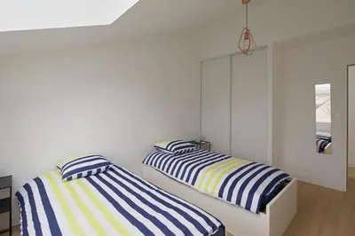 Un ou plusieurs lits dans un hébergement de l'établissement La Nobilière - Proche Nantes