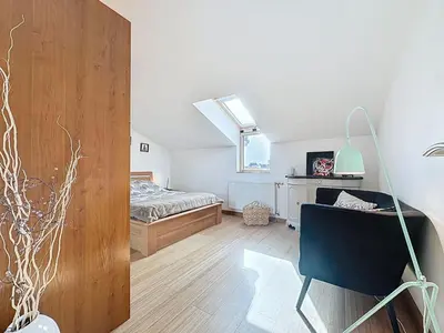 Un ou plusieurs lits dans un hébergement de l'établissement Holiday Home Briasel by Interhome