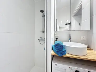 Salle de bains dans l'établissement Apartment Résidence de la Mer-2 by Interhome