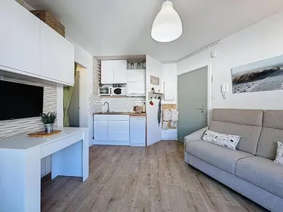 Cuisine ou kitchenette dans l'établissement Apartment Résidence de la Mer-2 by Interhome