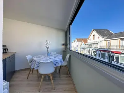 Balcon ou terrasse dans l'établissement Apartment Résidence de la Mer-2 by Interhome