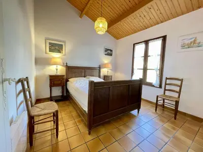 Un ou plusieurs lits dans un hébergement de l'établissement NO000-2CG Mais 2 pièces mezzanine - 4 couchages NOIRMOUTIER EN L'ILE