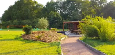 Jardin de l'établissement Domaine Chantoiseau
