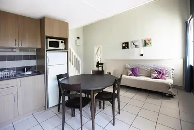Cuisine ou kitchenette dans l'établissement Belambra Clubs Saint-Jean-de-Monts - Les Grands Espaces