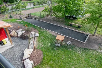 Jardin de l'établissement Homgaïa chambres d'hôtes