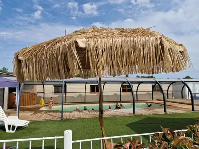 Plan de l'établissement Camping Les P'tites Maisons dans la Prairie