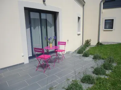 Jardin de l'établissement Logis de l'Hermitage