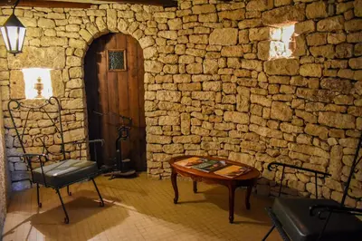 Coin salon dans l'établissement Gîte Nolan