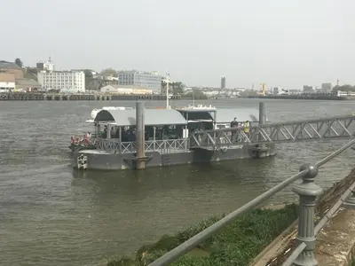 Vue sur la rivière ou le fleuve situé(e) à proximité de la maison de vacances