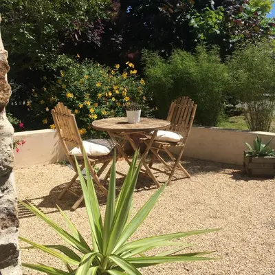 Jardin de l'établissement Chambres d'hôtes de La Roche