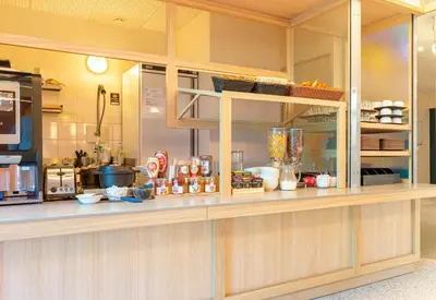 Cuisine ou kitchenette dans l'établissement B&B HOTEL Nantes Centre