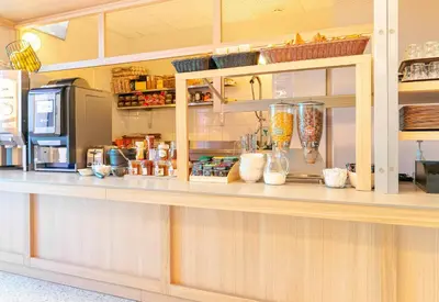 Cuisine ou kitchenette dans l'établissement B&B HOTEL Nantes Centre