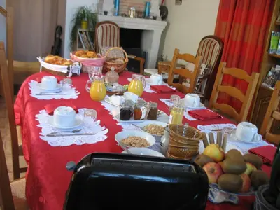 Nourriture dans le B&B/chambre d'hôtes ou à proximité