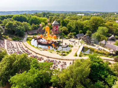 Vue panoramique sur l'établissement Camping Capfun La Bretèche