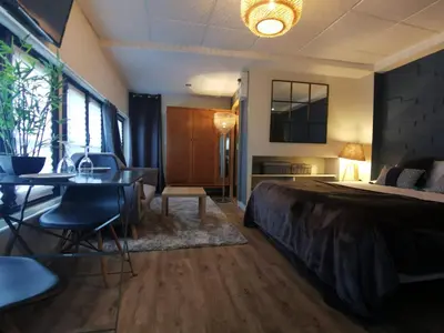 Coin salon dans l'établissement Au Saint Martin 2