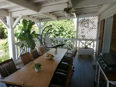 Balcon ou terrasse dans l'établissement Villa Coloniale