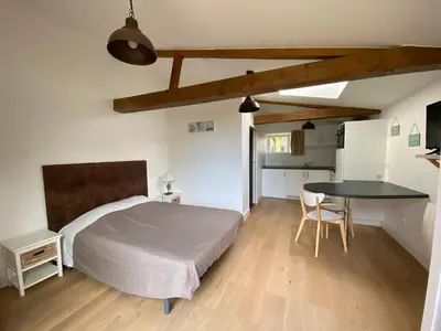 Cuisine ou kitchenette dans l'établissement Gites de la Marniere