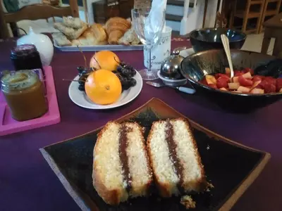 Nourriture dans le B&B/chambre d'hôtes ou à proximité