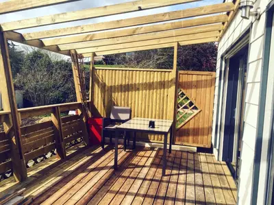 Balcon ou terrasse dans l'établissement Maison Landreau