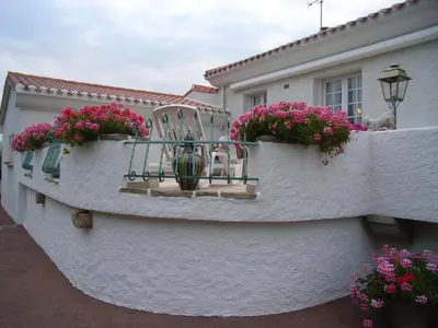 Balcon ou terrasse dans l'établissement Chez Bernadou