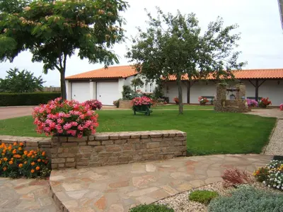 Jardin de l'établissement Chez Bernadou