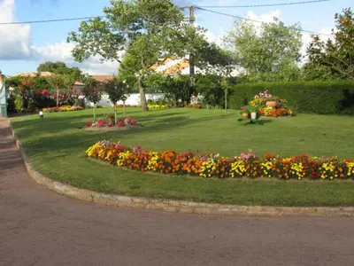 Jardin de l'établissement Chez Bernadou