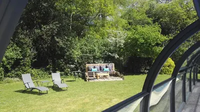 Jardin de l'établissement Domaine du Plessis Grimaud