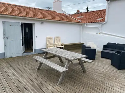 Coin salon dans l'établissement Maison chez Meme