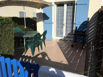 Balcon ou terrasse dans l'établissement Maison vacances Noirmoutier Barbatre