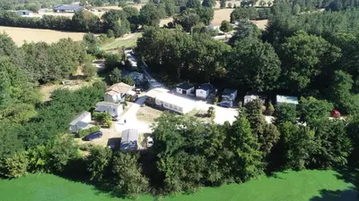 Paysage naturel près de le camping