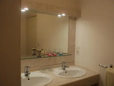 Salle de bains dans l'établissement Appartement