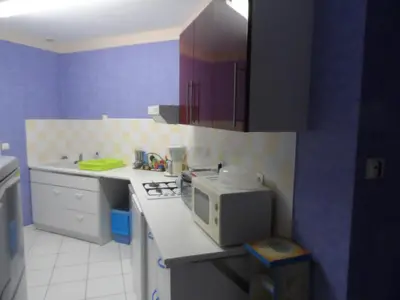 Cuisine ou kitchenette dans l'établissement Cafecouet'Breizh