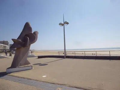 Vue générale sur la mer ou vue sur la mer prise depuis l'appartement
