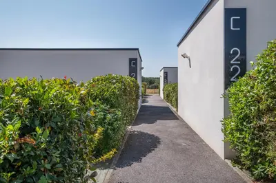 Jardin de l'établissement Logis Auberge De La Foret
