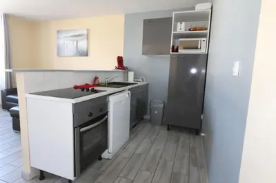 Cuisine ou kitchenette dans l'établissement Apparts Gites Cholet centre