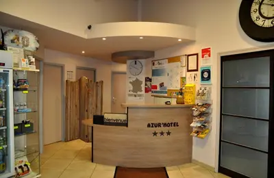 Cuisine ou kitchenette dans l'établissement Brit Hotel Confort Azur Cholet Nord