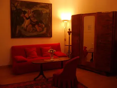 Coin salon dans l'établissement Lalobema