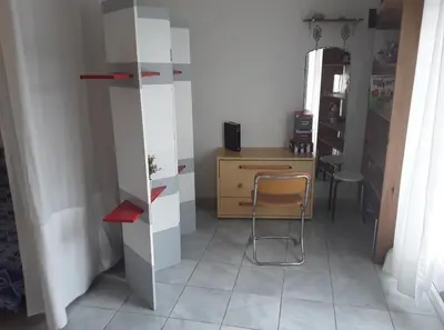 Cuisine ou kitchenette dans l'établissement Grand studio sur jardin Nantes Beaujoire B