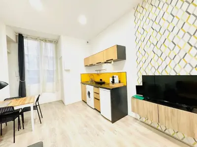 Cuisine ou kitchenette dans l'établissement Loft NYC - Hyper centre
